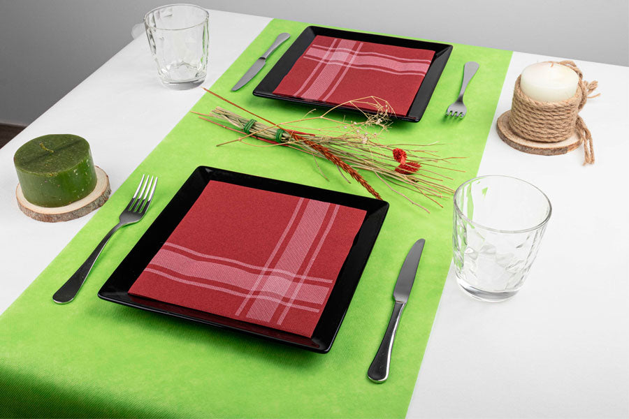 Servilleta Air Soft 48x48cm Burdeos Deco. Kitchen, 400uds