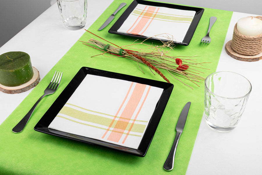 Servilleta Air Soft 40x40cm Deco. Kitchen Verde, 600uds