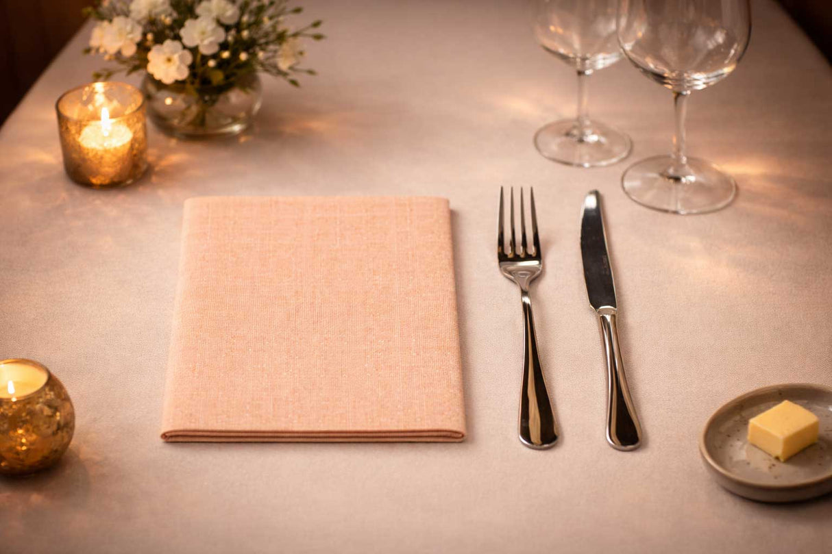 Servilleta Bambulux 40x40cm Deco. Capri Terra, 480uds