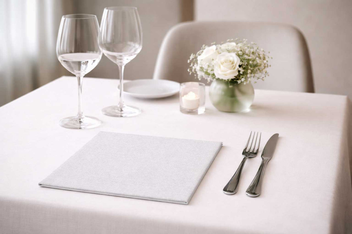 Servilleta Bambulux 48x48cm Deco. Capri Gris, 240uds