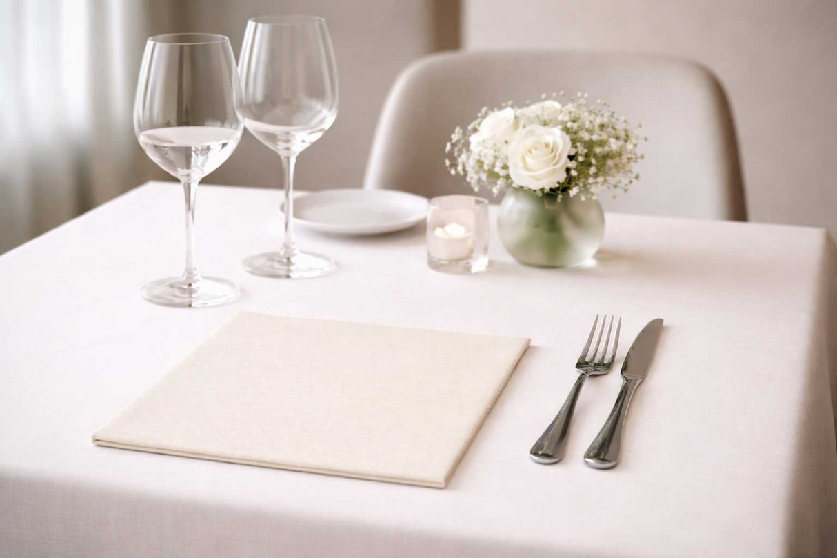Servilleta Bambulux 48x48cm Deco. Capri Melocotón, 240uds