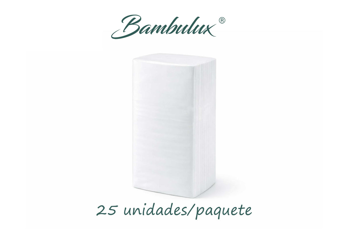 Servilleta Bambulux 48x48cm Pleg. 1/8 Deco. Horizonte Azul, 300uds