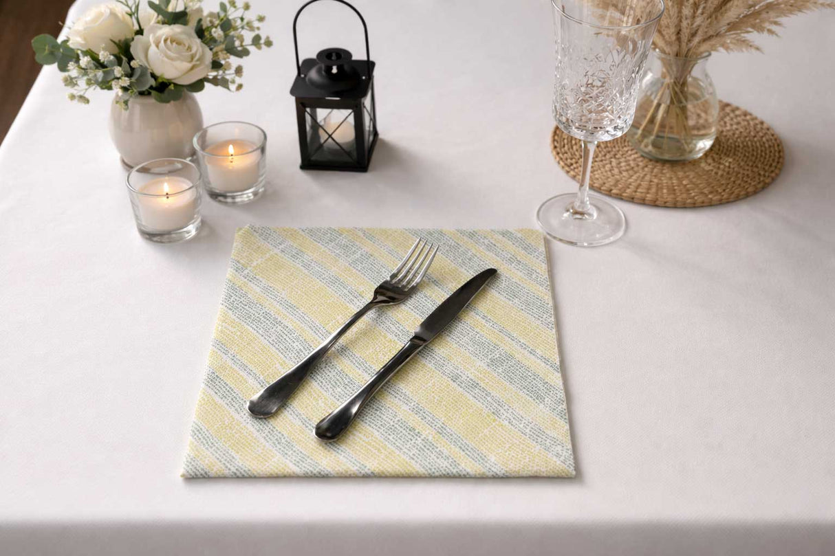 Servilleta Bambulux 48x48cm Deco. Marea Verde, 240uds