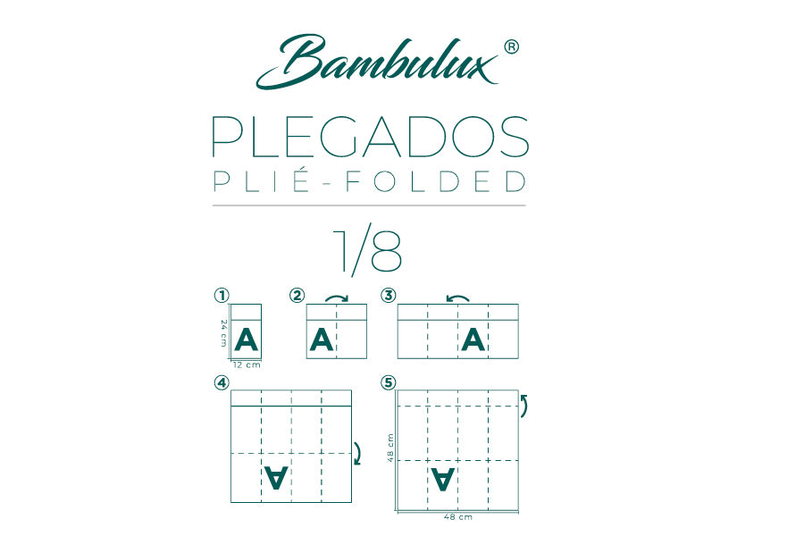 Kanguro Bambulux 48x48cm Deco. Capri Gris, 240uds