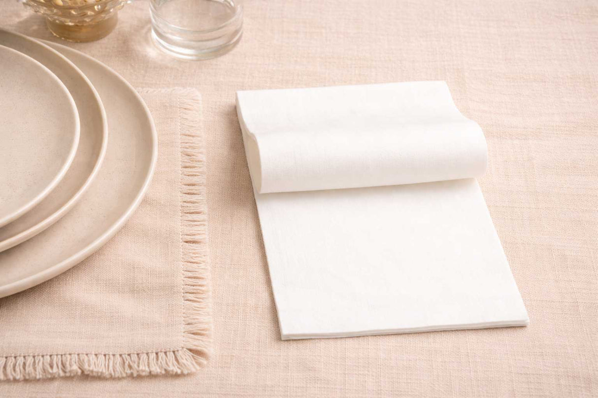 Serv. Bambutex 30x40 Pl.1/4 600 unités Blanc