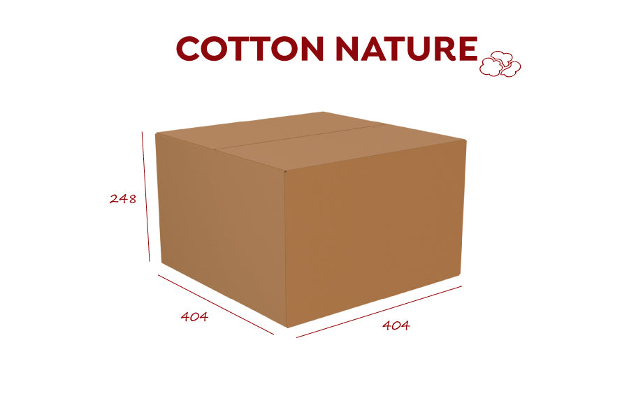 Servilleta Cotton Nature 48x48 Pleg. 1/8 360uds Blanco