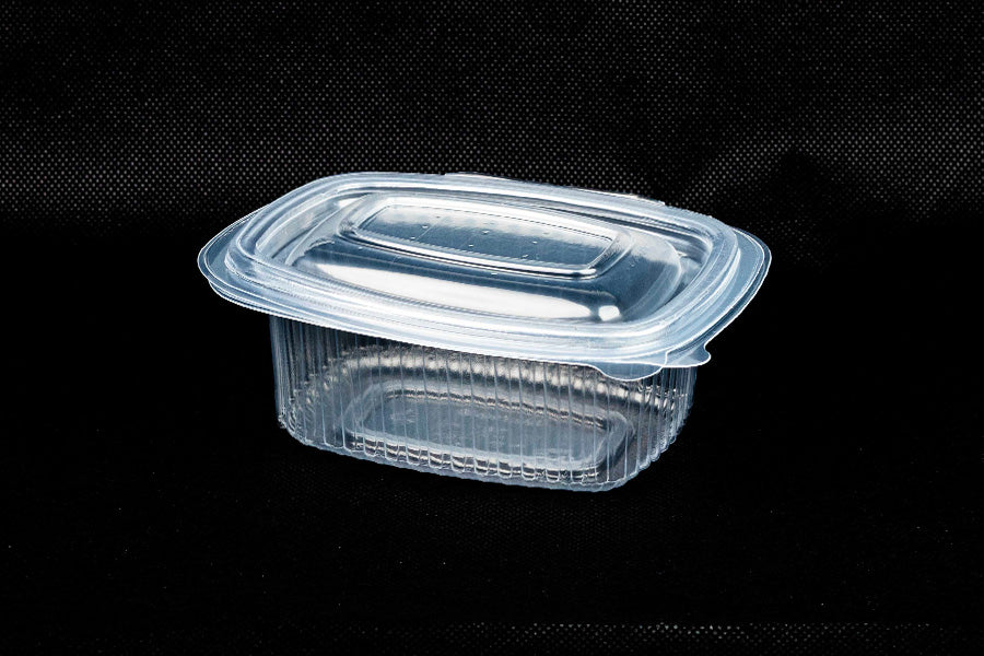 Envase Bisagra Oval -PP- 250cc. (15pq. x 50ud.)