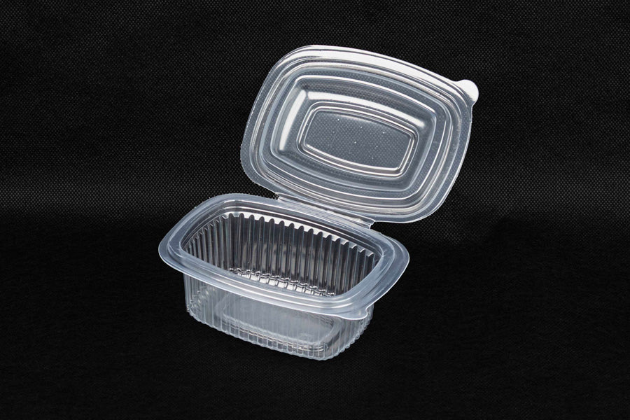 Envase Bisagra Oval -PP- 250cc. (15pq. x 50ud.)
