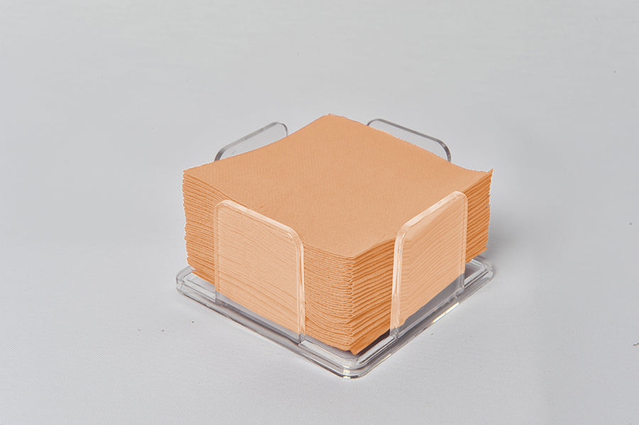 ; 20x20 Napkins with Border 100 units 60 pack. Salmon