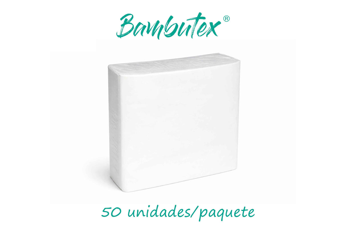 Servilleta Bambutex 48x48cm Deco. Marino Agua Marina, 300uds