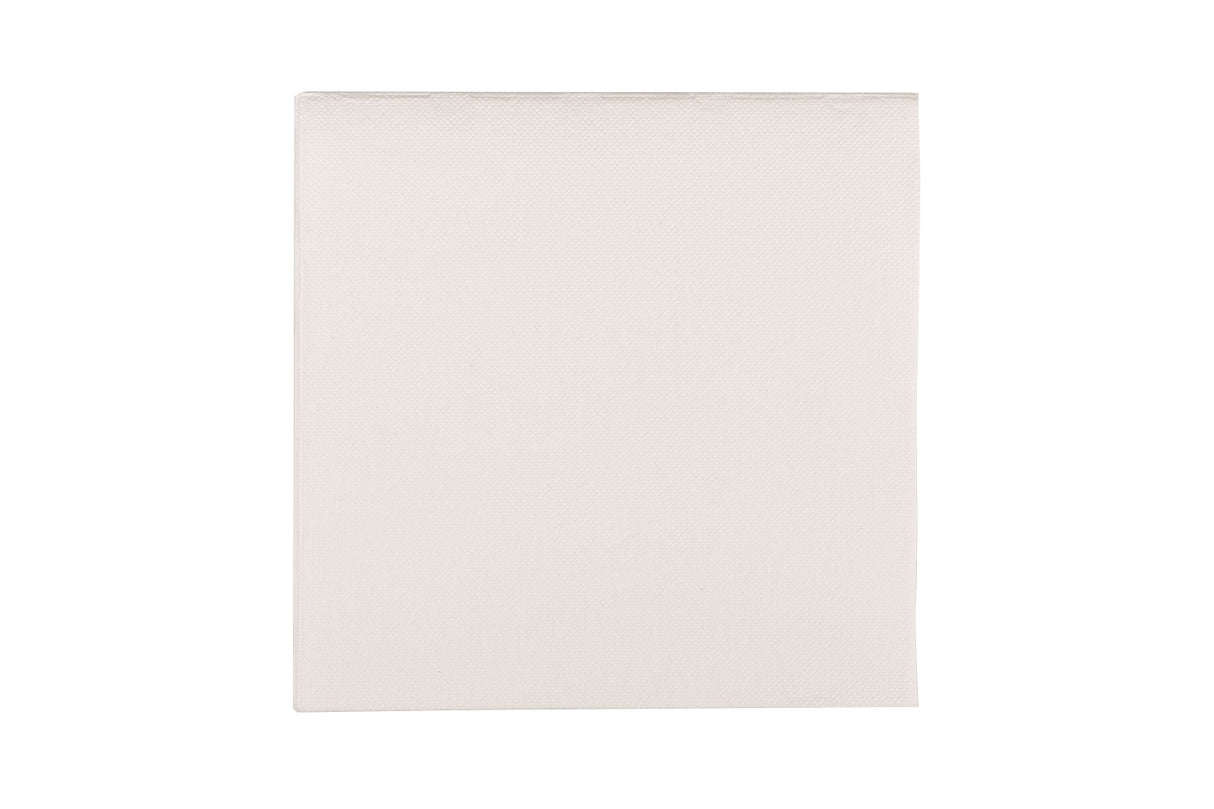 Servilleta Punta Punta 40x40cm Blanca, 50uds 24paq