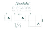Servilleta Bambulux 40x40cm Deco. Yakarta Melocotón, 480uds