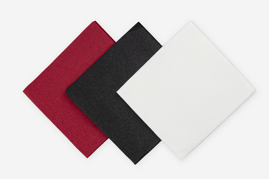 Servilleta Air Soft 20x20cm Burdeos, 1800uds