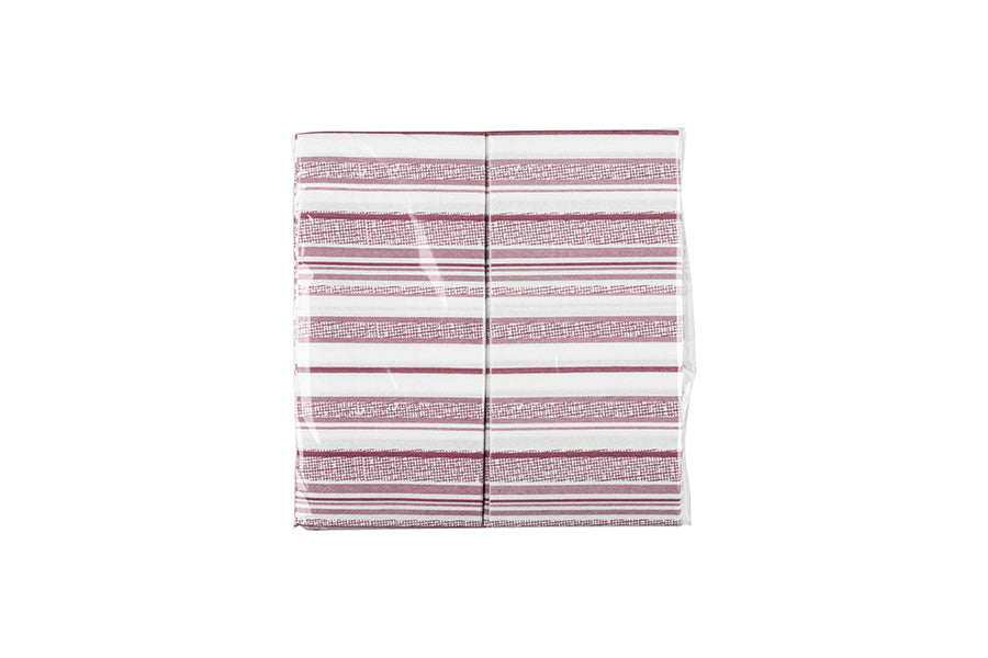 Servilleta Air Soft 40x40cm Pleg. 1/8 Deco. Guaret Burdeos, 480uds
