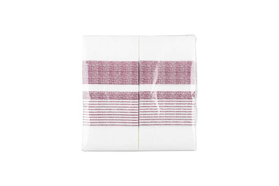 Servilleta Air Soft 40x40cm Pleg. 1/8 Deco. Amanecer Burdeos, 480uds