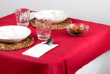 Mantel Air Soft 100x100cm Doblado 1/8 Burdeos, 100uds