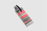 ; Mini Kanguro Air Soft 30x40cm Deco. Linde Rojo/Gris, 600uds