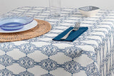 Rollo Mantel Air Soft 1,20x25m Deco. Escorial Azul
