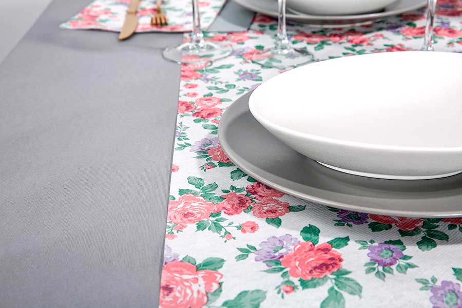 Rollo Mantel Air Soft 0,40x48m Prec. 30cm Deco. Floral