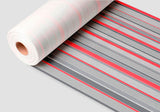 ; Rollo Air Soft 0,40x48m Deco. Linde ROGR (Rouge/Gris) Prec. 30cm