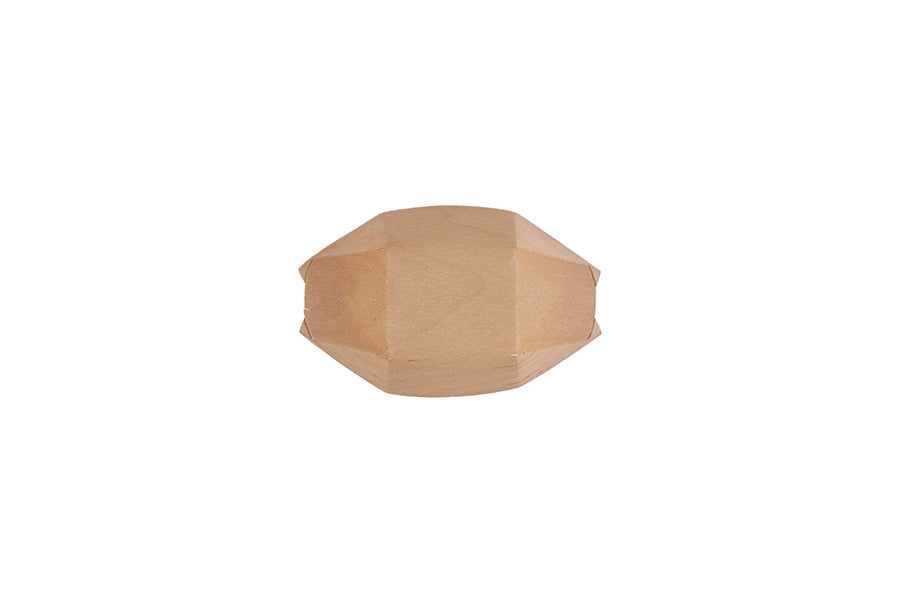 Barqueta de madera 50ml 8x6x2cm