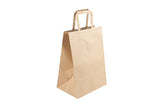 Bolsa Asa Plana Kraft 100g 24+17x34cm 250uds