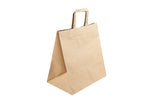 Bolsa Asa Plana Kraft 100g 32+21x34 cm. 250uds