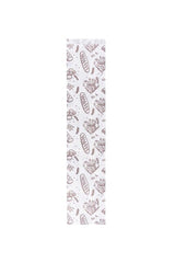 Bolsa Papel 12+6x50cm 40gr. Blanco Deco. Bakery