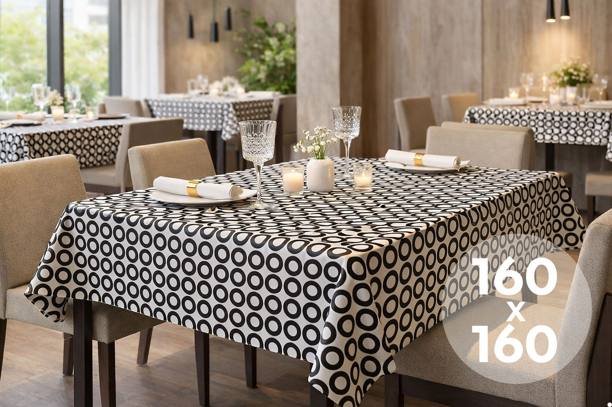 Mantel Extratela Alba Plus 160x160cm Circulos (Confeccionado a 156x156cm)