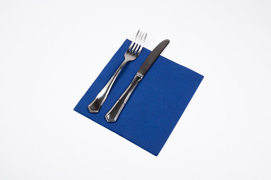 Servilleta Punta Punta 40x40cm Azul, 50uds 24paq