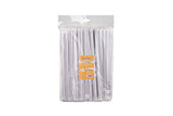 Pajita 230x6mm PP Reutilizable Flexible Negro