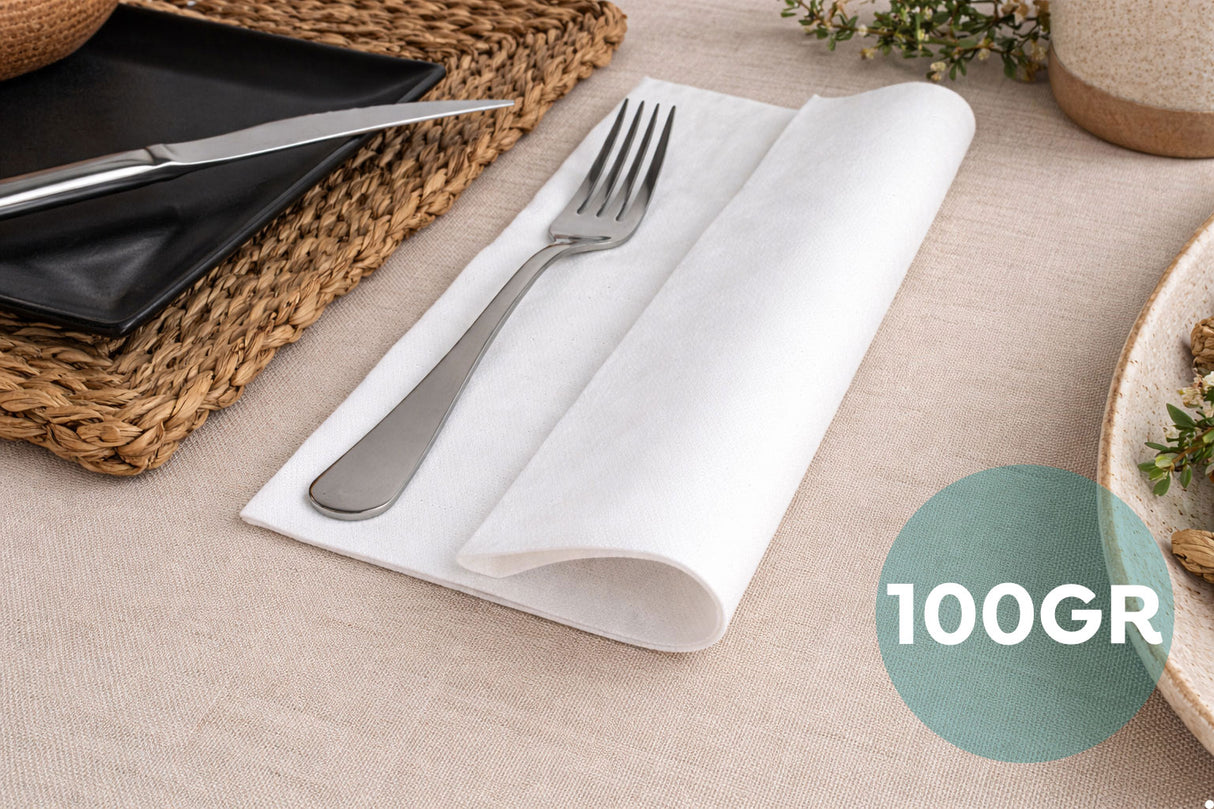 Serv. Softex 48x48cm 100gr 240ud. Blanc