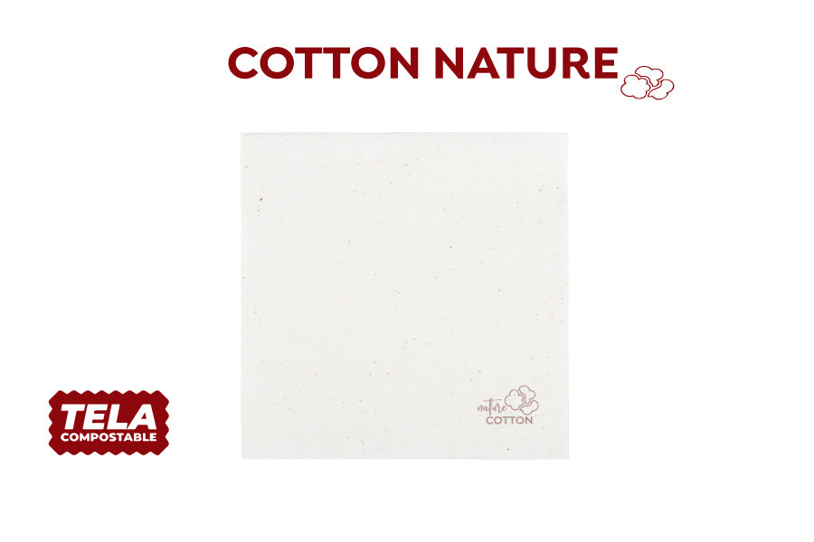 Servilleta Cotton Nature 40x40 600ud. Blanco 
