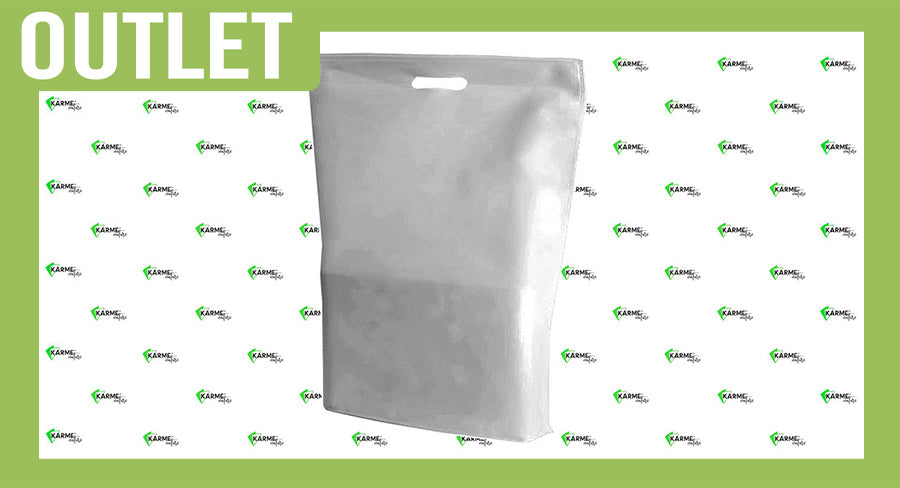 ; Bolsa Troquelada Novotex 30x40+10cm 50gr Blanco, 350uds