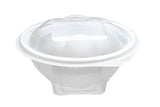 ;Hinged lid salad bowl container -Pet- 750cc 100 units (-15ºC to +55ºC)