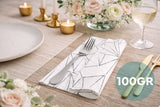Serv. Softex 48x48cm 100gr 240ud Blanc Deco Funky