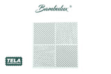 Servilleta Bambulux 48x48cm Deco. Diagonal Gris, 240uds