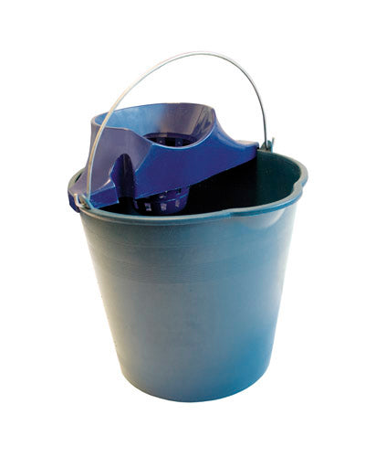 Cubo Redondo "Eco" Azul 12 Litros + Esc. Azul