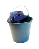 Cubo Redondo "Eco" Azul 12 Litros + Esc. Azul
