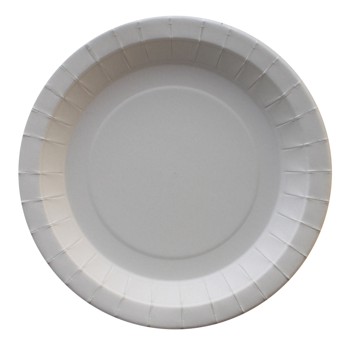 Assiette en carton blanc ingraissable 18 cm 50 unités 195 g 