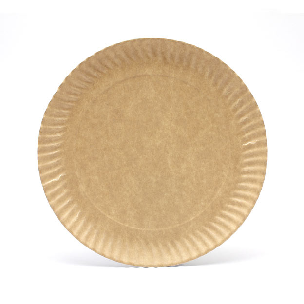 Kraft Cardboard Plate Ø27 cms 50 units