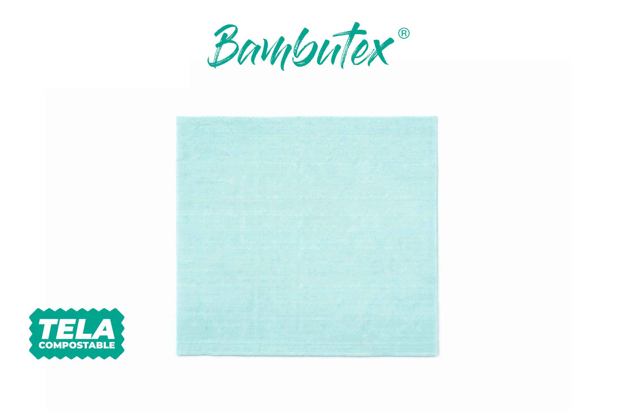 Servilleta Bambutex 48x48cm Deco. Capri Agua Marina, 300uds
