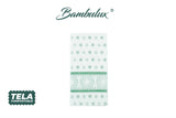Servir. Bambulux 48x48 Pl. 1/8 300uds Blanc Déco. Esferas Vert