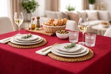 Air Soft Tablecloth 120x120 100 pcs. Bordeaux