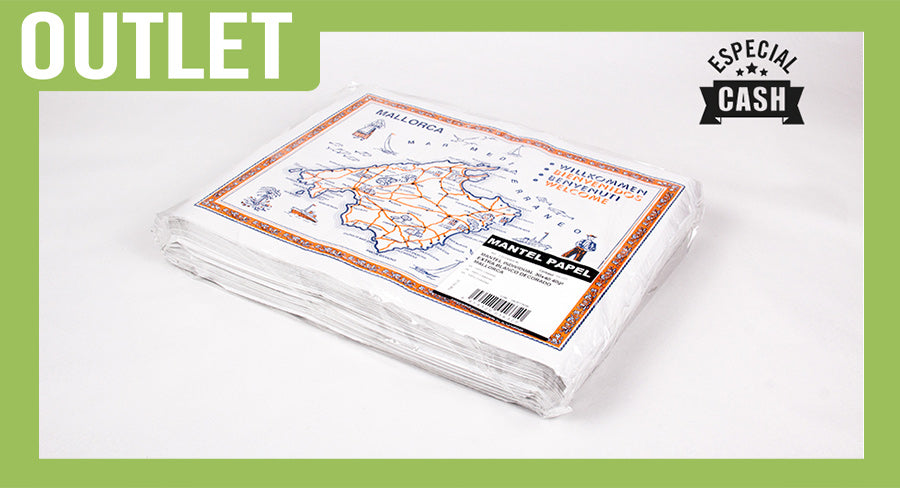 ; Mantel Papel 30x40cm 40gr E Blanco Deco. Mallorca, 1.000uds (2x500)