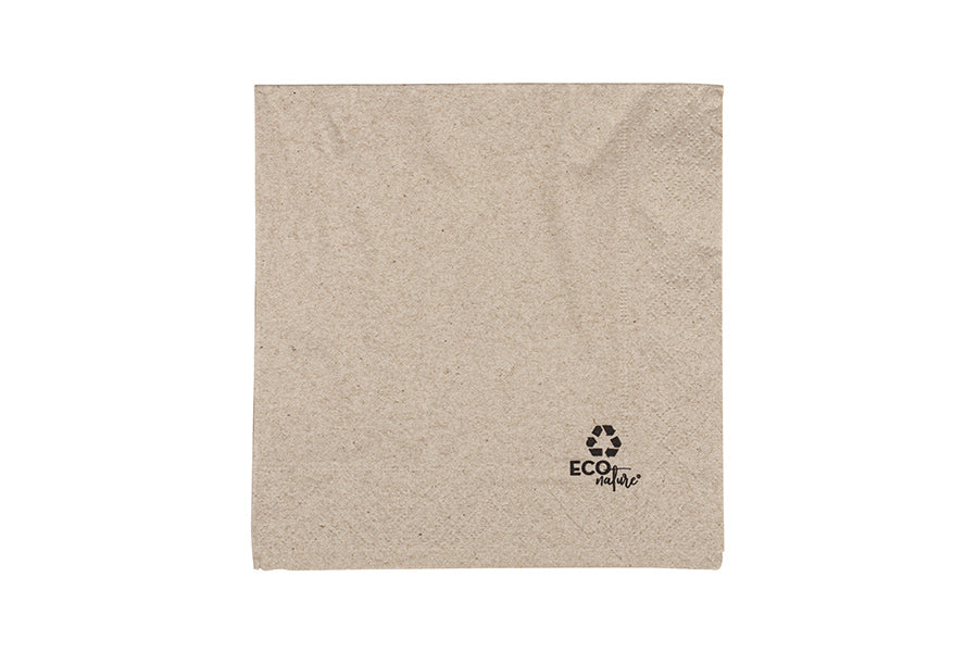 Servilletas 30x30cm 2 Capa Eco Nature, 100uds 48 pq