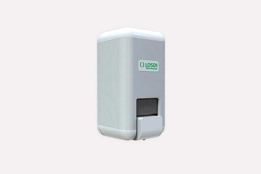 Dosificador Jabón Líquido 1L Eco-Luxe Blanco Losdi Plástico Reciclado