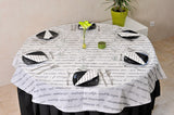 ;Nappe Novotex Blanche 120x120 150u Deco Buen Prov (Noir) OUTLET 