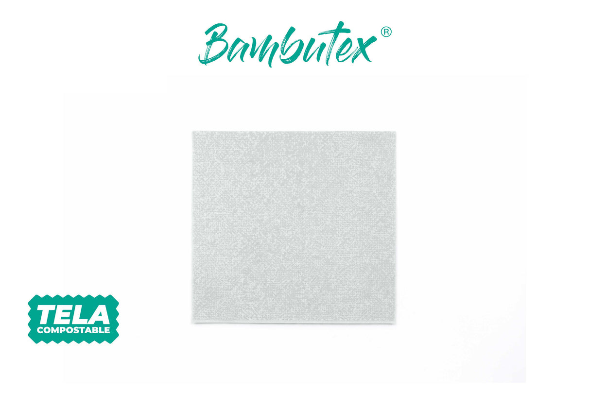 Servilleta Bambutex 40x40cm Deco. Esparta Gris, 600uds