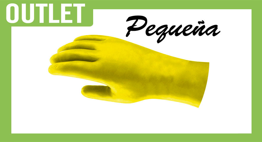 ; Guantes z goma satinado talla pequeño 12 paires